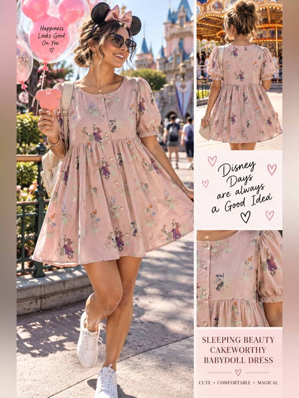 Sleeping beauty Cakeworthy babydoll dress